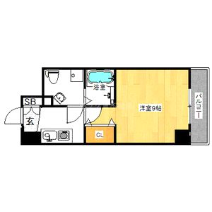 プラディオ天満セレニテの間取り図