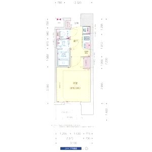 プレサンス四天王寺前夕陽ヶ丘 凛宮の間取り図