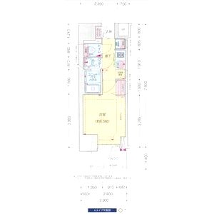 プレサンス四天王寺前夕陽ヶ丘 凛宮の間取り図