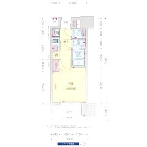プレサンス四天王寺前夕陽ヶ丘 凛宮の間取り図