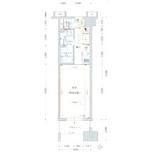 デュオン新大阪レジデンスの間取り図