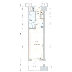 デュオン新大阪レジデンスの間取り図