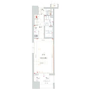 デュオン新大阪レジデンスの間取り図