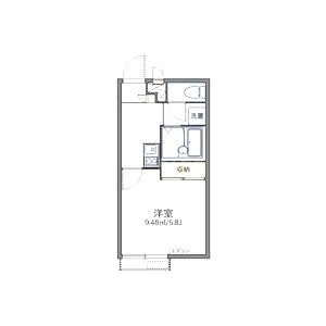 レオパレス清水の間取り図