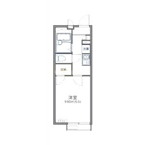 レオパレス清水の間取り図