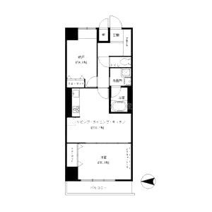 ルーエ江坂の間取り図