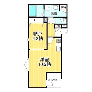 アールグレイコート庄内の間取り図
