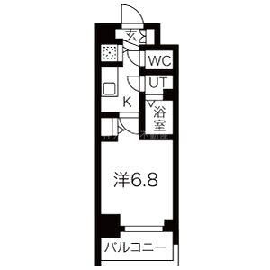 プレサンス塚本グランゲートの間取り図