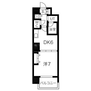 エスライズ西本町IIの間取り図