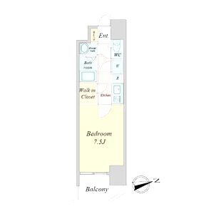 スペーシア江坂広芝町の間取り図