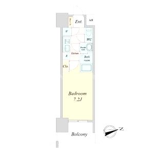 スペーシア江坂広芝町の間取り図