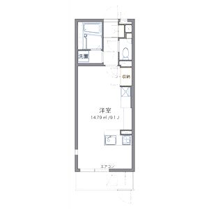 ミランダ浪華Vの間取り図