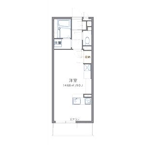 ミランダ浪華Vの間取り図