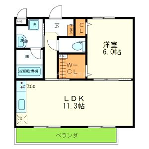 Centro Paese (セントロ パエ-ゼ)の間取り図
