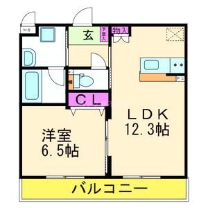 Centro Paese (セントロ パエ-ゼ)の間取り図