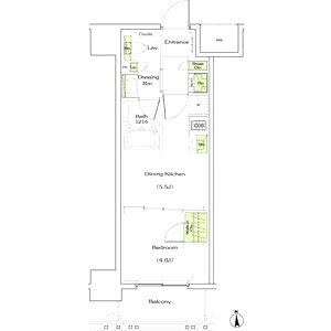 ザ・パークハビオ同心の間取り図