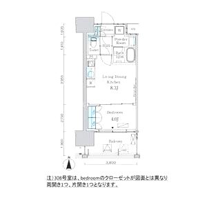アーバンドルフ天満の間取り図