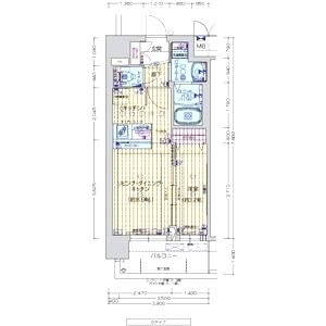 プレサンスTHE KYOTO 粋都の間取り図