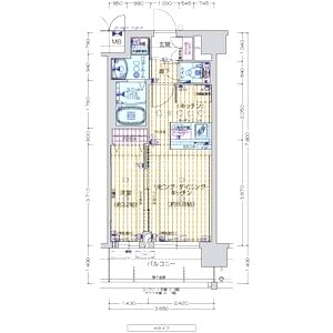プレサンスTHE KYOTO 粋都の間取り図