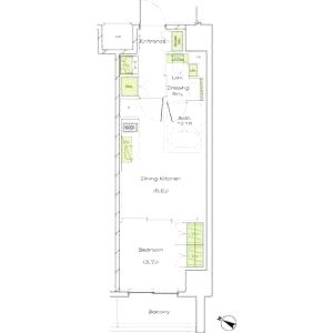 ザ・パークハビオ塚本の間取り図