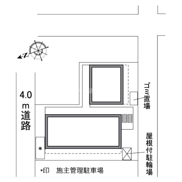 レオパレスコーポ西新道バザールの室内写真1枚目