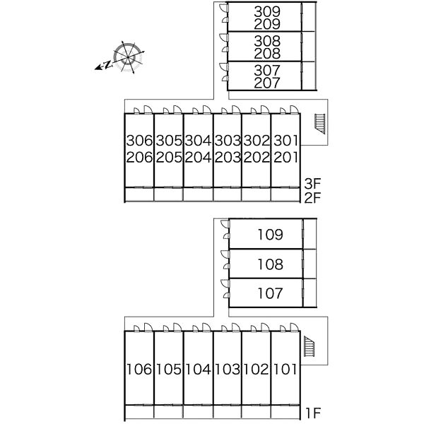 レオパレスコーポ西新道バザールの室内写真2枚目