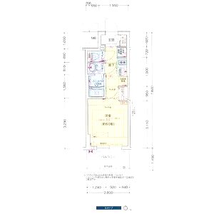 プレサンス塚本アクミリオンの間取り図