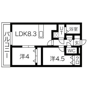 ACT池田本町の間取り図