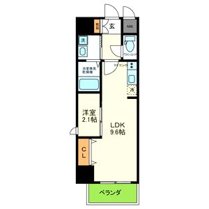 ONLYONE布施の間取り図