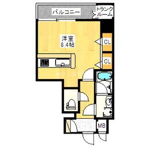 ブランTAT西宮江上町の間取り図