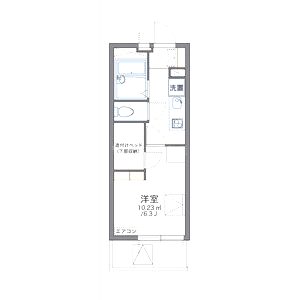 レオパレスひらかたの間取り図