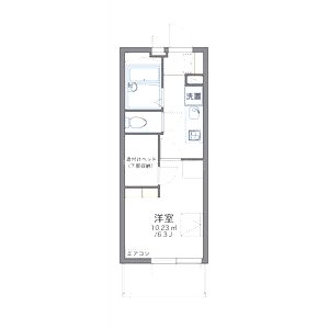 レオパレスひらかたの間取り図
