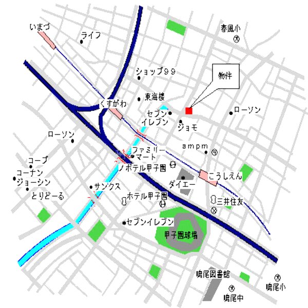 甲子園六石町ハイツの外観2枚目