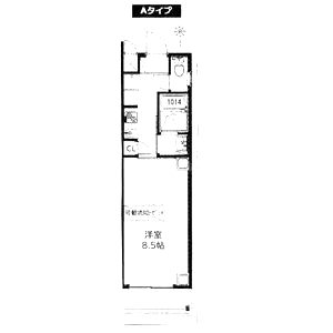 ウィステリア新大阪の間取り図