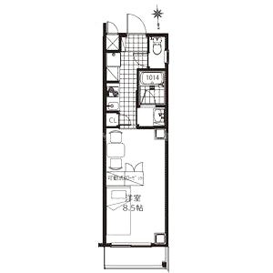 ウィステリア新大阪の間取り図