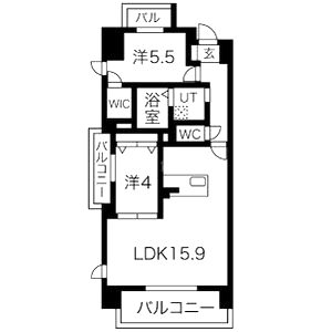 THE MUSE栗山の間取り図