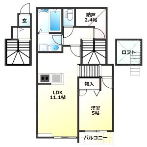 Belle Lead加古川 イチョウ並木の間取り図