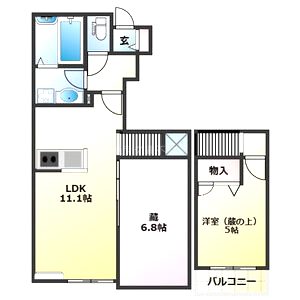 Belle Lead加古川 イチョウ並木の間取り図