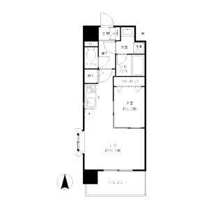パークレジデンス江坂の間取り図