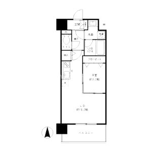 パークレジデンス江坂の間取り図