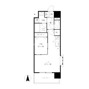 パークレジデンス江坂の間取り図