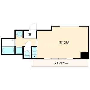 クレアジオーネ中之島西の間取り図