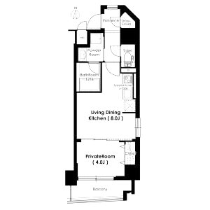 SK江坂の間取り図