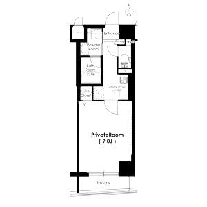 SK江坂の間取り図