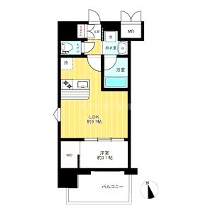 ソルテラスOSAKA EAST GATEの間取り図