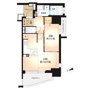プレサンスロジェドーム前の間取り図