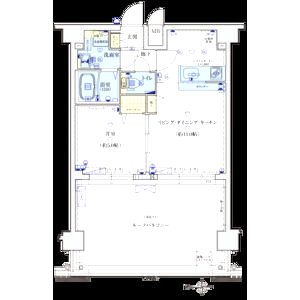 アクアプレイス京都三条朱雀の間取り図