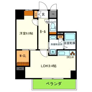 シー・クリサンス神戸の間取り図