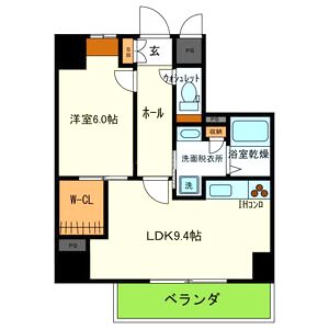 シー・クリサンス神戸の間取り図