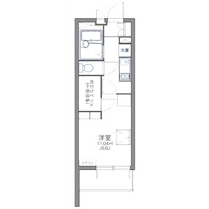 レオパレス前田の間取り図